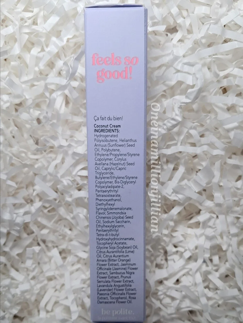 Polite Society Polite Pout Glossy Lip Balm - Coconut Cream